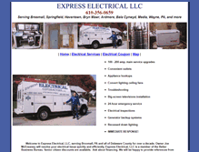 Tablet Screenshot of expresselectricalllc.com